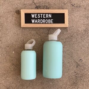 🧊🏃🏼‍♀️ BKR 500mL and 1L Water Bottles Light Blue Never Used 🧘🏻‍♀️💧